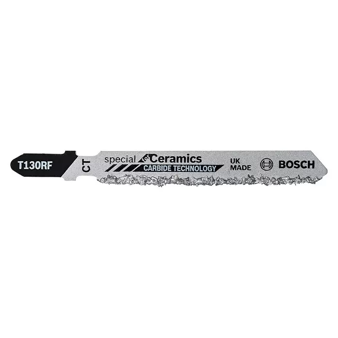Bosch Stichsägeblätter T 130 RF - Stein, 3 -tlg., T-Schaft - Vorderansicht