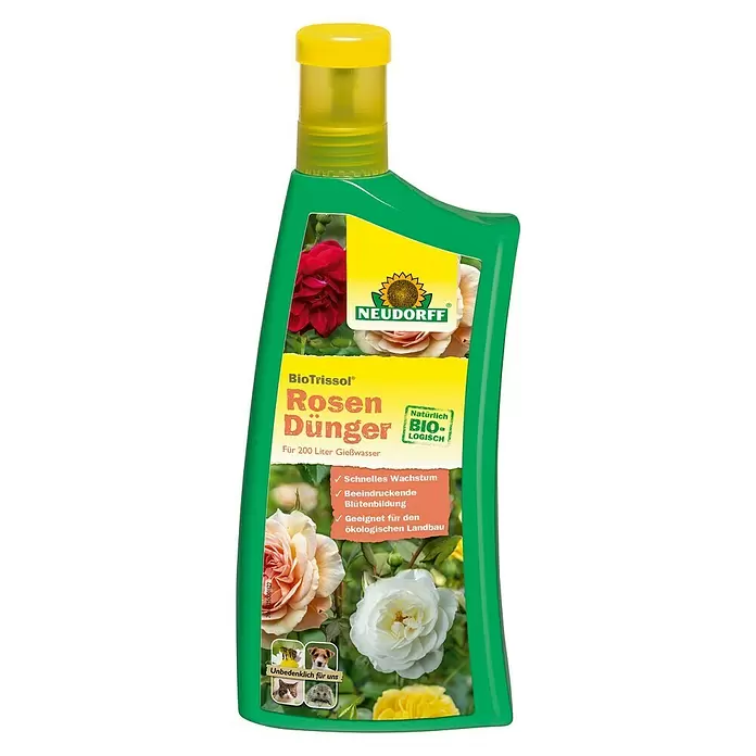 Neudorff BioTrissol Rosendünger - 1 l, Inhalt ausreichend für ca.: 200 l - Vorderansicht