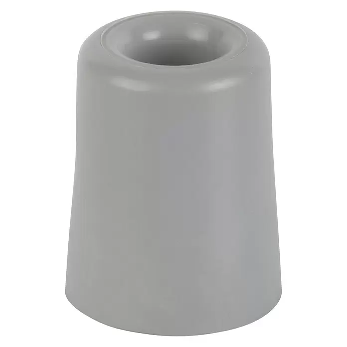 Suki Deurstopper Kunststof - Ø x h: 40 x 50 mm, Grijs - Vooraanzicht