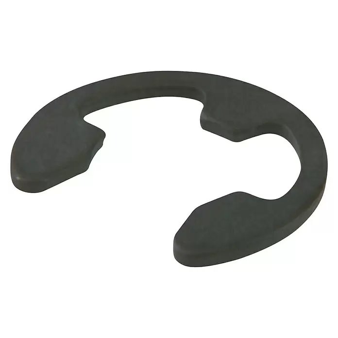 Borgring E-clip - Diameter: 2 mm, Verenstaal - Diagonaal zicht