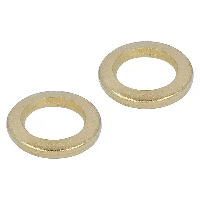 Stabilit Pasring vermessingd - Diameter: 9 mm, 1 stk. - Diagonaal zicht