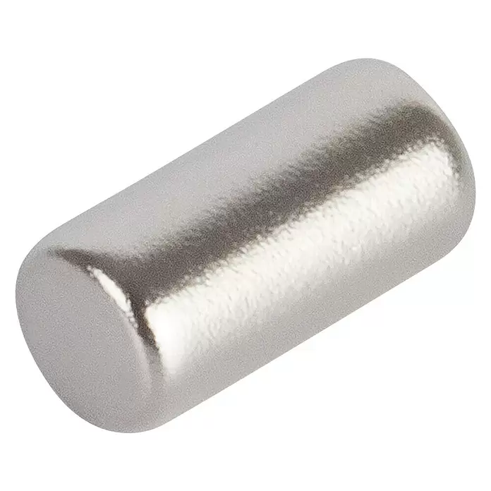 Fix-o-moll Magneet 10 stuks - Rond, l x b x h: 4 x 4 x 8 mm - Diagonaal zicht