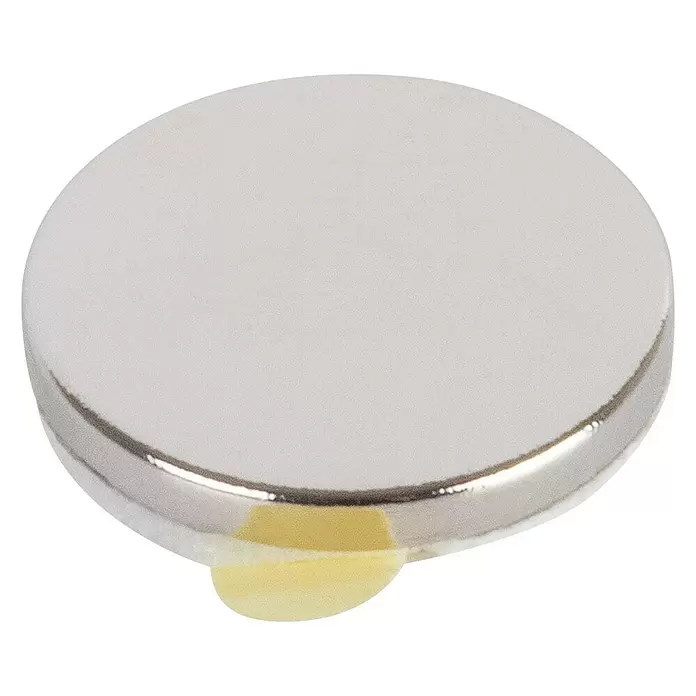 Suki Magneet Zelfklevend 6 stuks - Rond, Diameter: 12 mm, 6 stk. - Diagonaal zicht