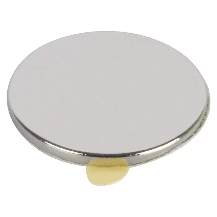 Suki Magneet Zelfklevend 4 stuks - Rond, Diameter: 19 mm, 4 stk., Draagkracht: 8 kg - Diagonaal zicht