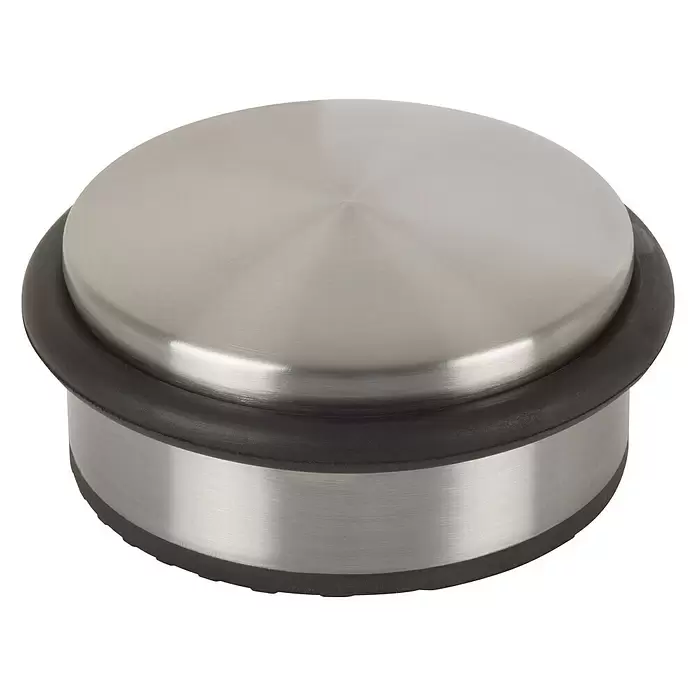 Suki Deurstopper RVS - Ø x h: 105 x 45 mm, Zilver - Diagonaal zicht