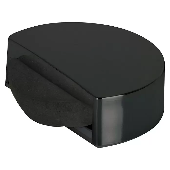 Fix-o-moll Deurstopper Mat - Ø x h: 46 x 16 mm, Zwart - Diagonaal zicht