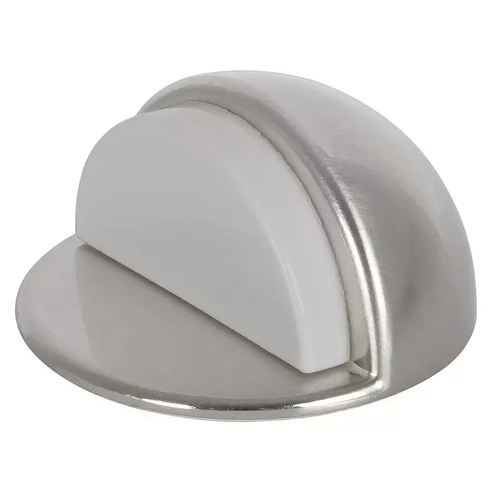 Fix-o-moll Deurstopper - Ø x h: 45 x 25 mm, Zilver - Diagonaal zicht