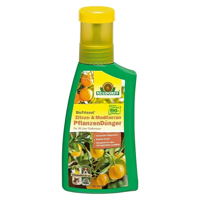 Neudorff BioTrissol Zitrusdünger - 250 ml, Inhalt ausreichend für ca.: 50 l - Vorderansicht