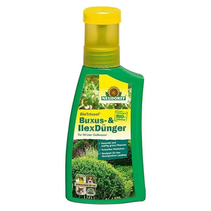 Neudorff BioTrissol Buxusdünger - 250 ml, Inhalt ausreichend für ca.: 50 l - Vorderansicht