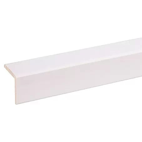 Hoekafdeklijst Wit 2700 x 44 x 44 mm