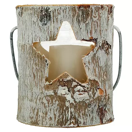 Windlicht Holz