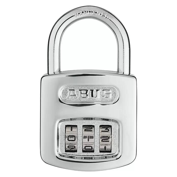 Abus Vorhängezahlenschloss 160/40 SB - Breite: 42 mm, Anzahl Zahlenrollen: 3 Stk. - Vorderansicht
