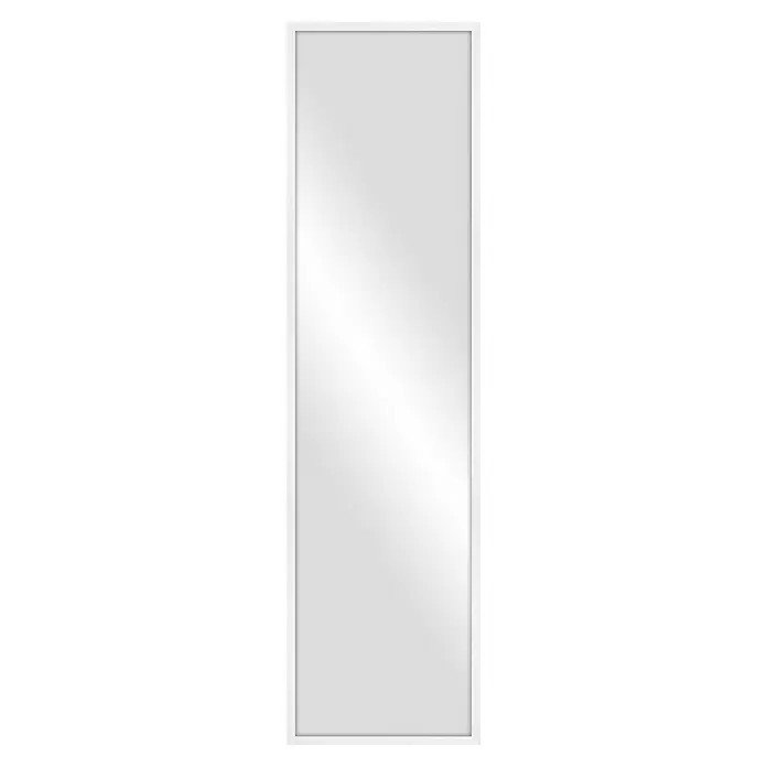 Espejo de pared PP - An x Al: 40 x 160 cm, Blanco - Vista frontal