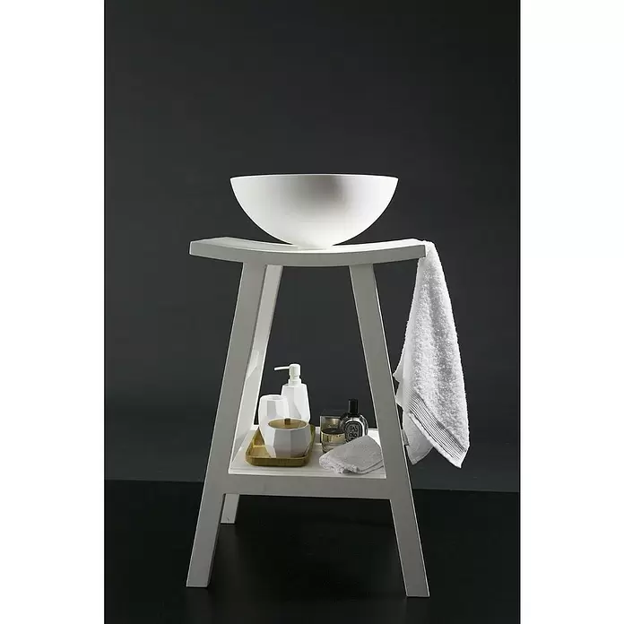 Cipì Mueble de lavabo Zen - L x An x Al: 40 x 60 x 80 cm, Blanco - Foto ambiente