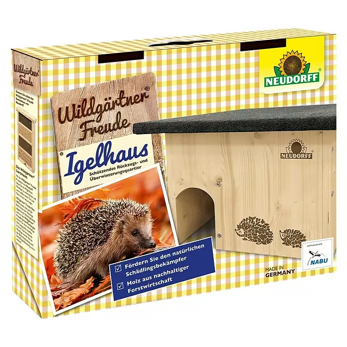 Neudorff Igelhaus - L x B x H: 28,5 x 48 x 38 cm - Diagonale Ansicht