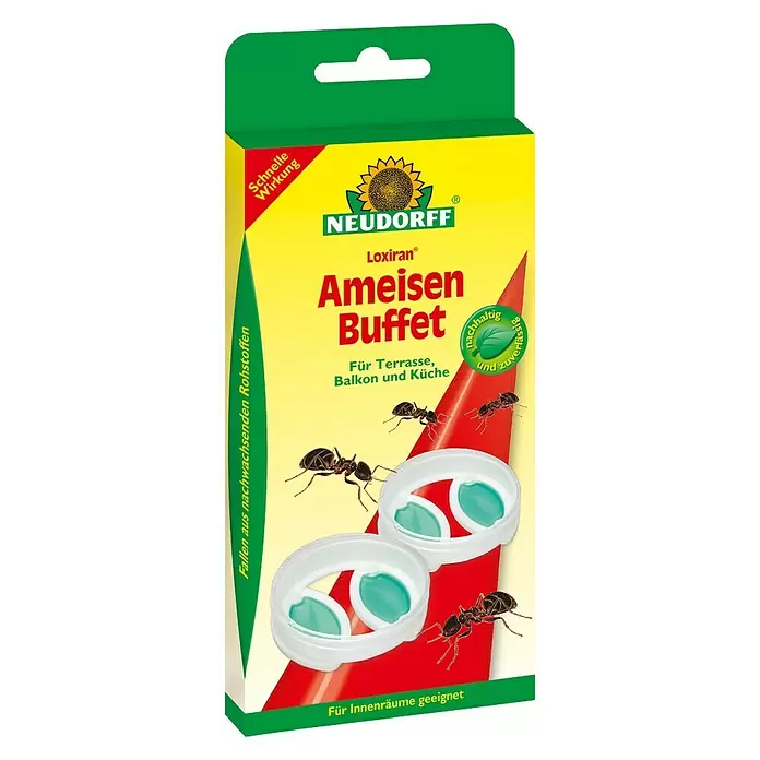 Neudorff Loxiran Ameisen-Buffet - 2 Stk. - Diagonale Ansicht