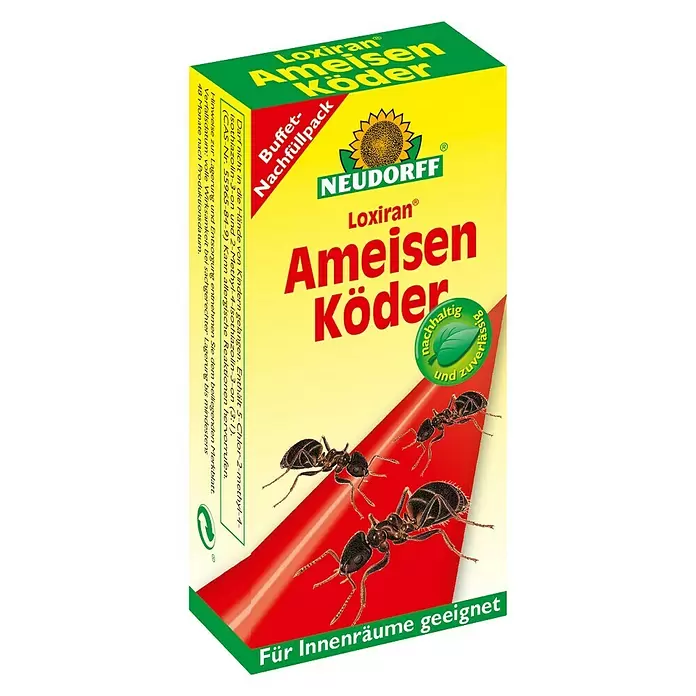 Neudorff Loxiran Ameisenköder - 2 x 20 g - Diagonale Ansicht