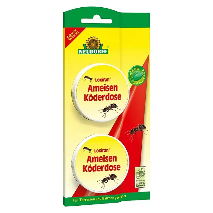 Neudorff Loxiran Ameisenköder - 2 Stk. - Vorderansicht