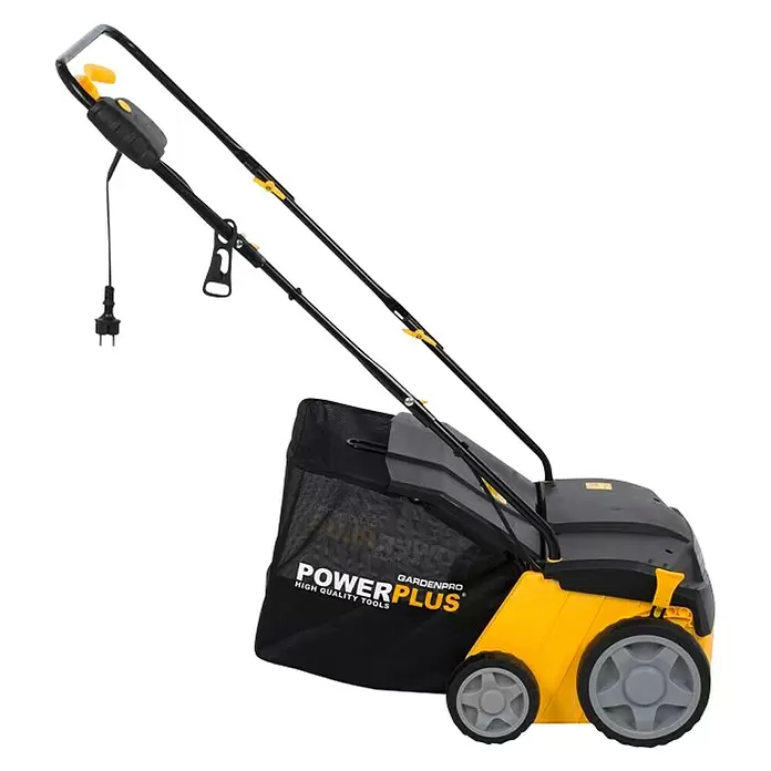 PowerPlus Escarificador/Aireador POWXG7513 - 1.400 W, Anchura de trabajo: 32 cm - Vista de perfil derecho