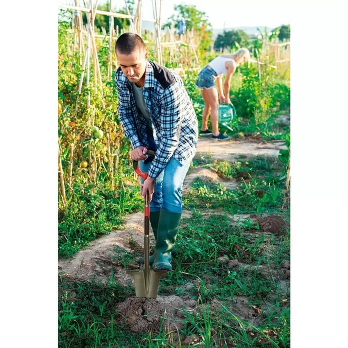Root Slayer Rodespaten 5in1 - Mit Tritt, Länge: 114 cm - Anwendungsbeispiel