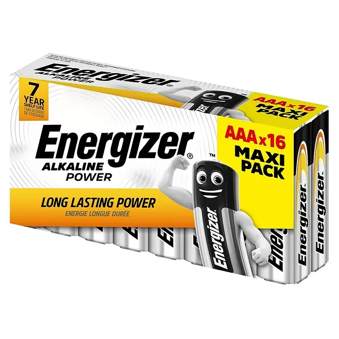Energizer Pila Classic AAA - 16 ud., Micro AAA, 1,5 V - Vista angular