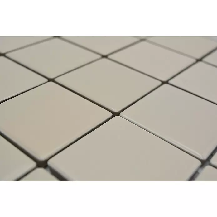 Mozaïektegel vierkant Architecture CD 272 - 29,8 x 29,8 cm, Beige, Mat - Close-up
