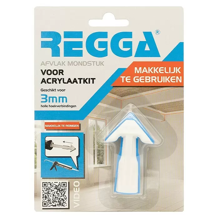 Kit mondstuk 3 mm blauw voor acrylaat - 3 mm - Vooraanzicht