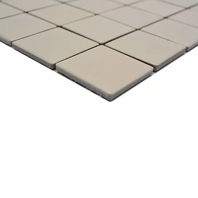 Mozaïektegel vierkant Architecture CD 272 - 29,8 x 29,8 cm, Beige, Mat - Close-up