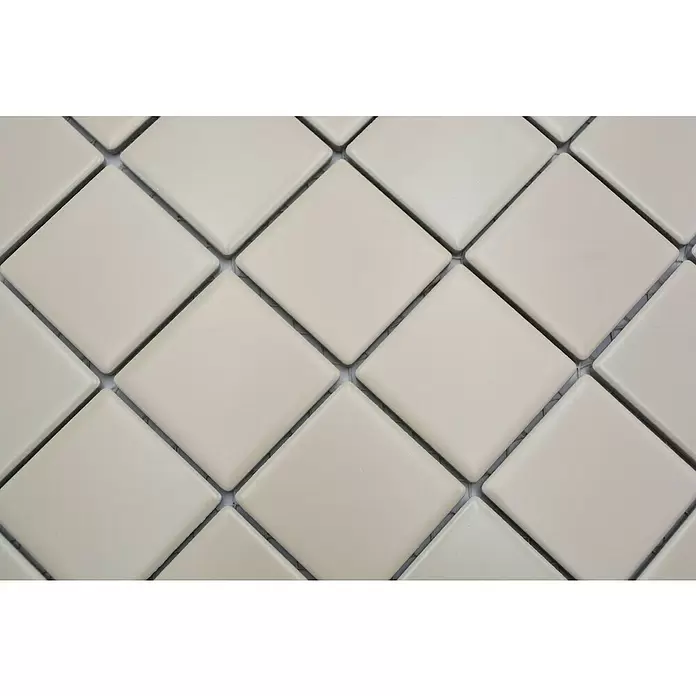 Mozaïektegel vierkant Architecture CD 272 - 29,8 x 29,8 cm, Beige, Mat - Close-up
