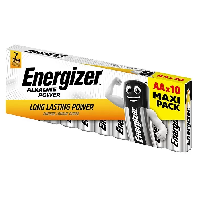 Energizer Pila Classic AA - 10 ud., Mignon AA, 1,5 V - Vista angular