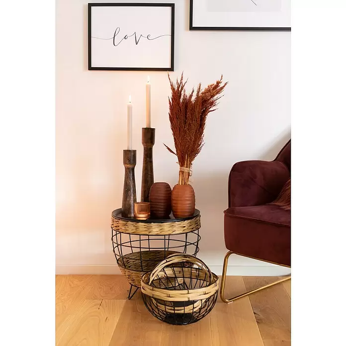 Trockenblumenstrauß - Länge: 50 cm, Kupfer - Stimmungsaufnahme