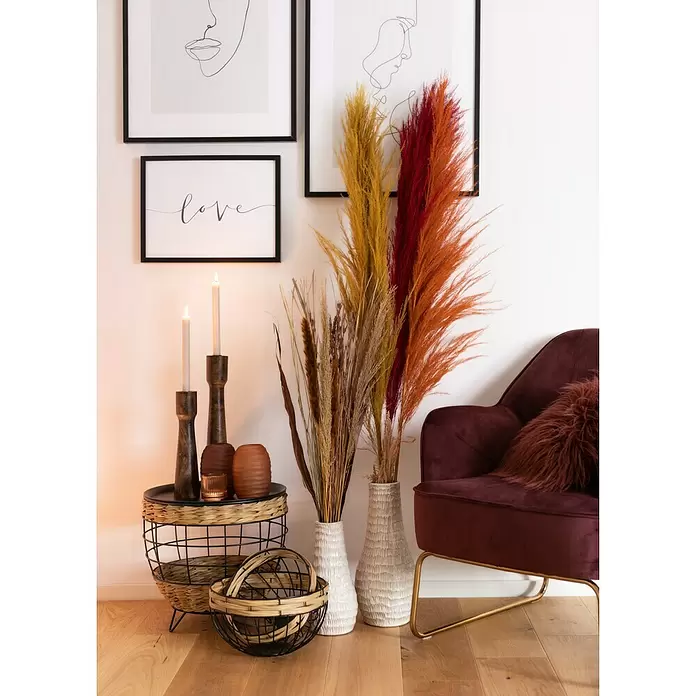 Trockenblume Pampasgras - Länge: 150 cm, Orange - Stimmungsaufnahme