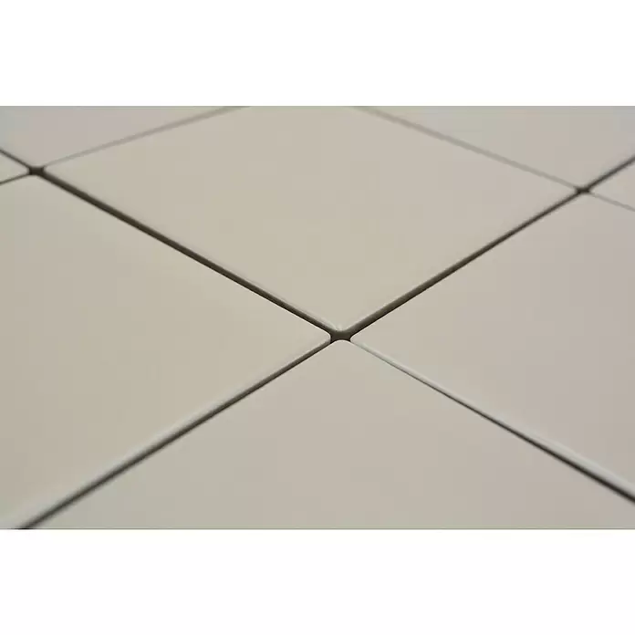 Mozaïektegel vierkant Uni CQ 135 - 29,8 x 29,8 cm, Beige, Mat - Close-up