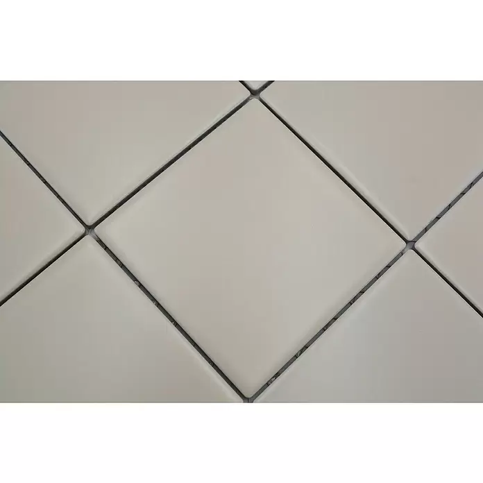 Mozaïektegel vierkant Uni CQ 135 - 29,8 x 29,8 cm, Beige, Mat - Close-up