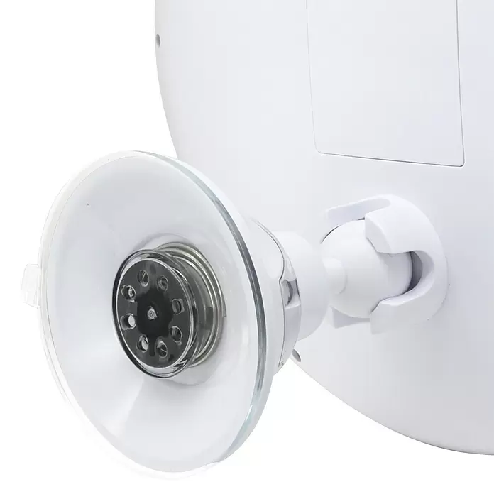 Espejo cosmético orientable LED - Aumento: x 10, Diámetro: 20 cm, Cromo - Primer plano