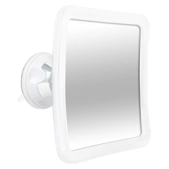 Espejo cosmético orientable - Aumento: x 10, An x Al: 16 x 16 cm, Blanco - Vista angular
