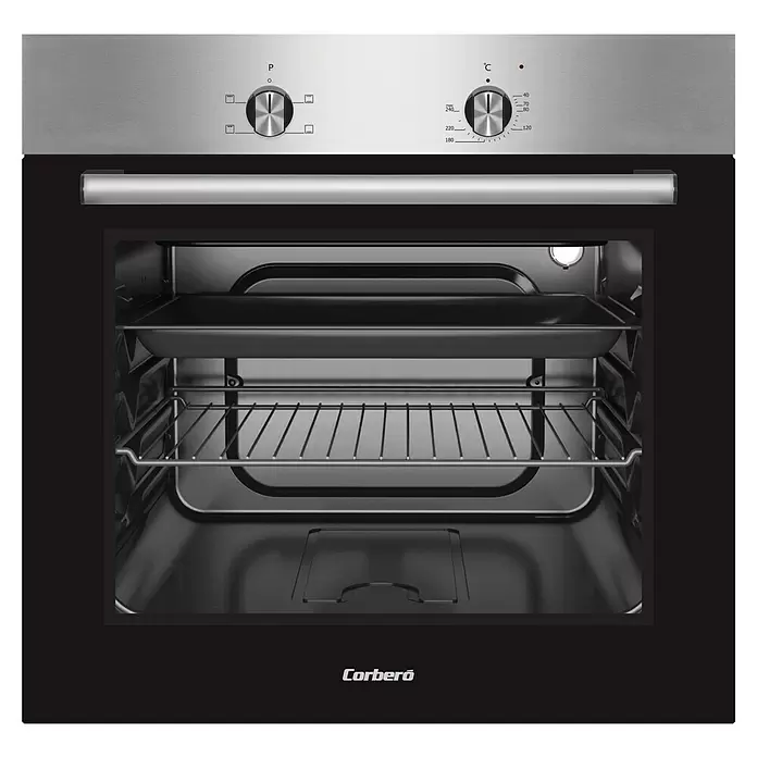 Corberó Horno empotrado CCHS100X - Número de tipos de calentamiento: 5 ud., Volumen horno: 62 l - Vista frontal
