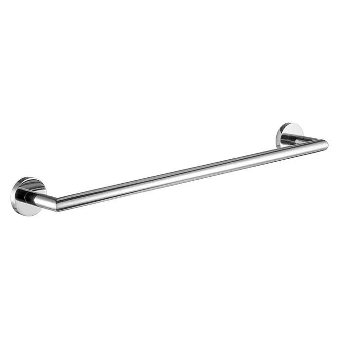 Toallero de barra Steel - Largo: 45 cm, Cromo, Brillante - Vista angular