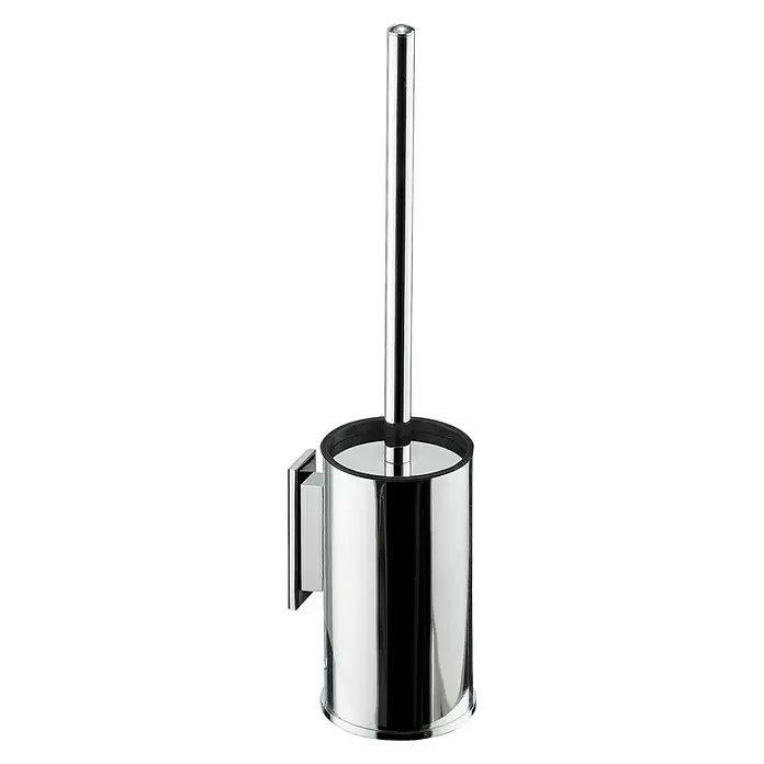 Escobillero Steel y Brass - Acero inoxidable, Cromo - Vista angular