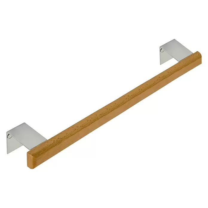 Toallero de barra Forest - Largo: 45 cm, Haya, Mate - Vista angular