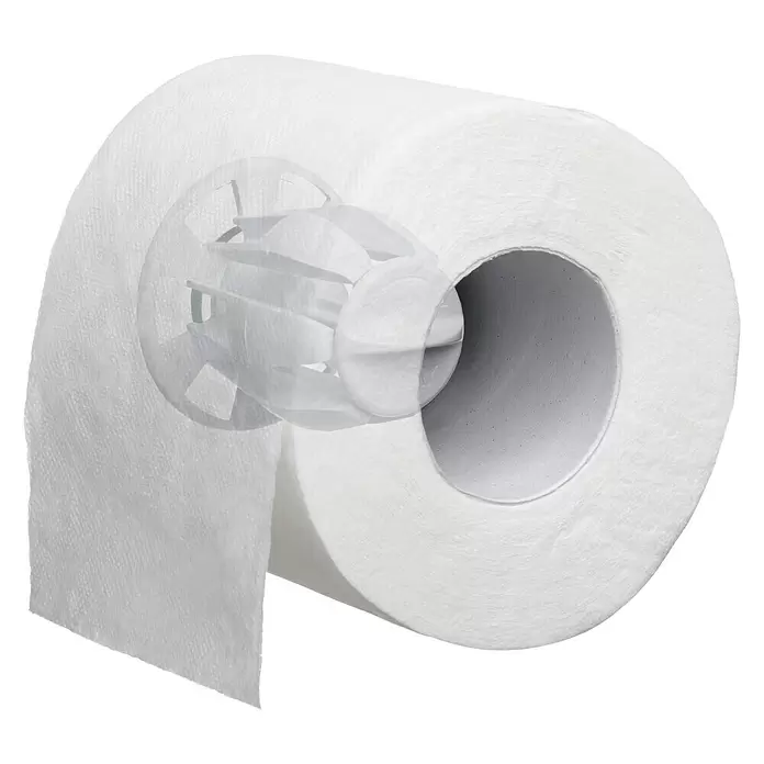 Tatay Portarollos de papel higiénico Hidden - Sin tapa, Blanco, Mate - Producto en uso
