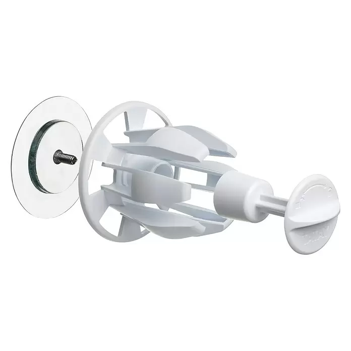 Tatay Portarollos de papel higiénico Hidden - Sin tapa, Blanco, Mate - Vista angular