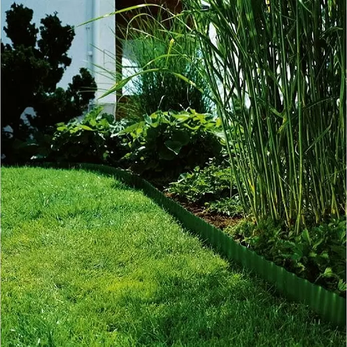 Gardena Ograda za gredice - 9 m x 20 cm, Zelene boje - Živopisni prikaz