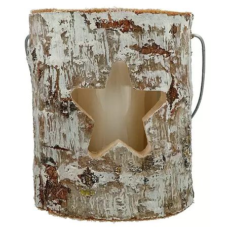 Windlicht Holz