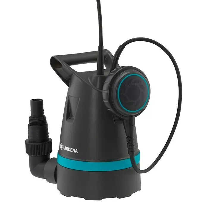 Gardena Potopna pumpa za čistu vodu - Snaga motora: 400 W, Maksimalni protok: 8.600 l/h - Pogled sprijeda