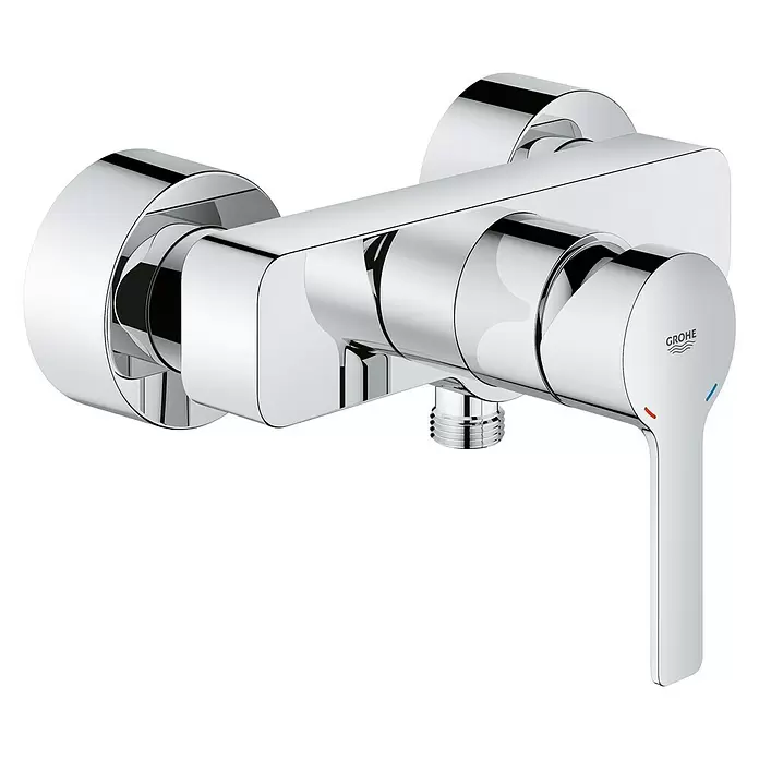 Grohe Lineare Brausearmatur - Chrom, Glänzend - Diagonale Ansicht