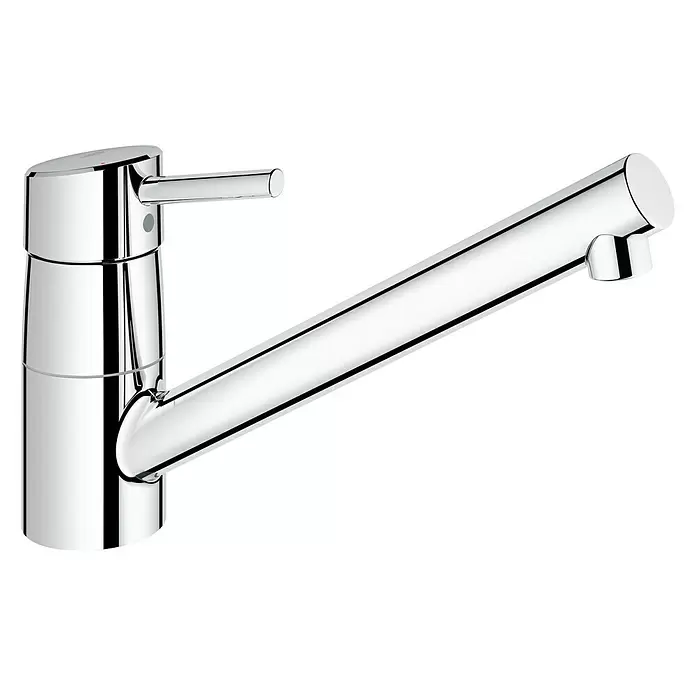 Grohe Concetto Spültischarmatur - Chrom, Glänzend, Gussauslauf - Diagonale Ansicht