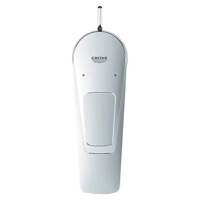 Grohe Waschtischarmatur S-Size - Chrom, Glänzend, Energiespar-Funktion, Mit Bügelhebel - Vorderansicht
