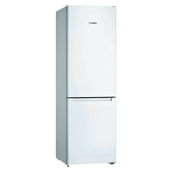 Bosch Nevera combi KGN36NWEB - Contenido útil total: 305 l, 66 x 60 x 186 cm, Blanco - Vista angular