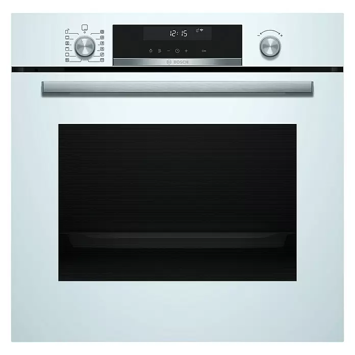 Bosch Horno empotrado HBG5780W6 - Número de tipos de calentamiento: 9 ud., Volumen horno: 71 l - Vista frontal